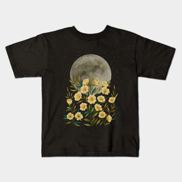 Greeting the Moon Kids T-Shirt by Episodic Drawing
